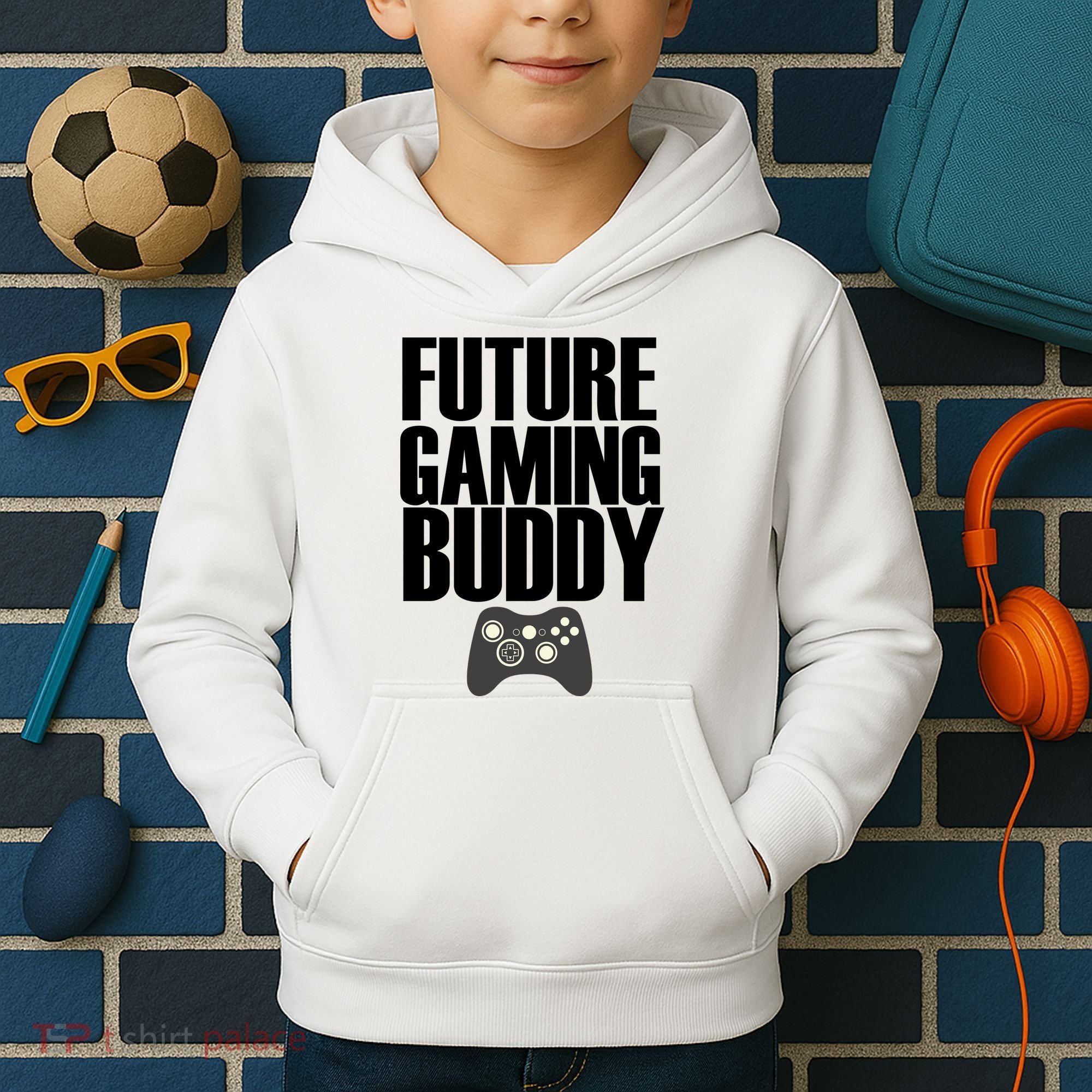 Future Gaming Buddy Kids Hoodie