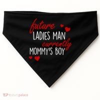 Future Ladies Man Currently Mommy's Boy USA-Made Doggie Bandana thumb 0