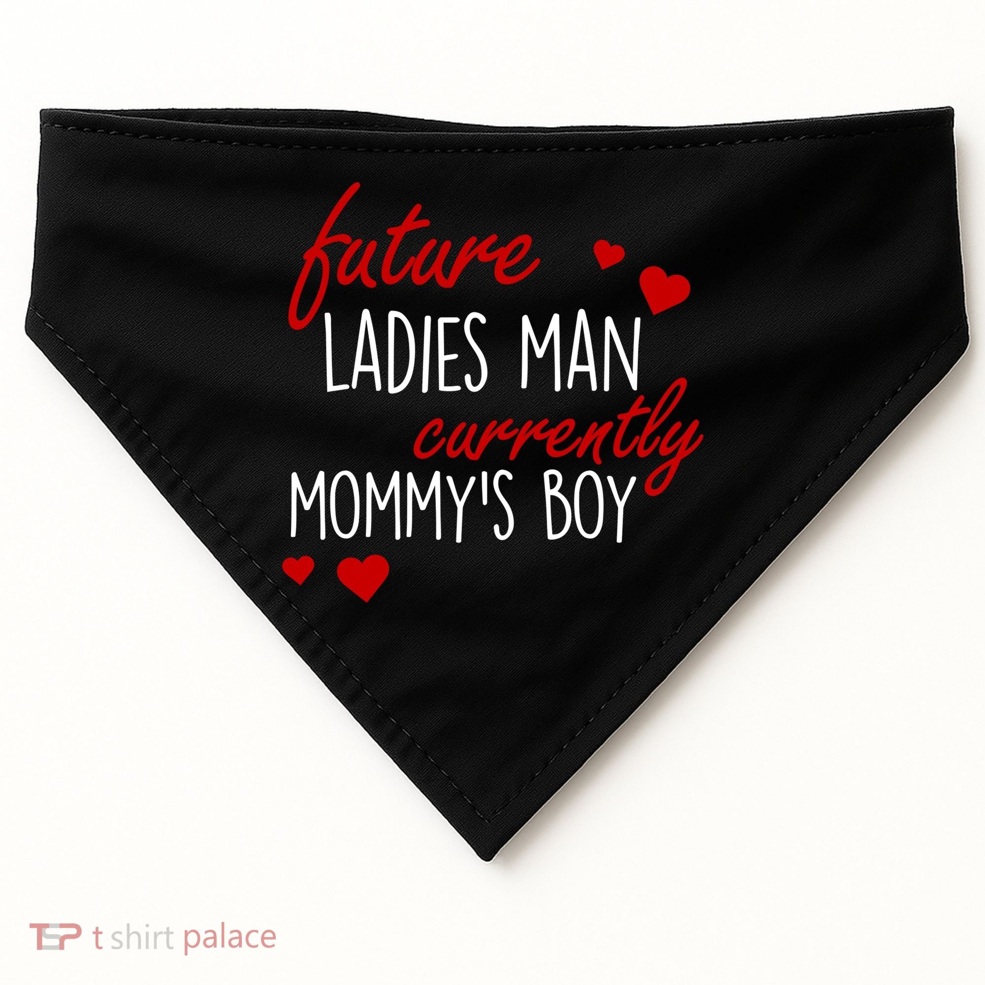 Future Ladies Man Currently Mommy's Boy USA-Made Doggie Bandana