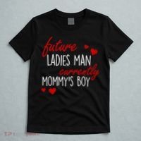 Future Ladies Man Currently Mommy's Boy T-Shirt thumb 5