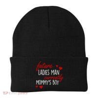 Future Ladies Man Currently Mommy's Boy Beanie thumb 0