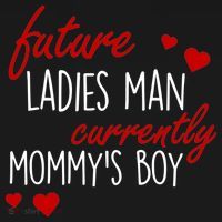 Future Ladies Man Currently Mommy's Boy Baby Bodysuit thumb 2