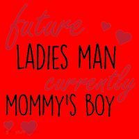 Future Ladies Man Currently Mommy's Boy Santa Hat thumb 1