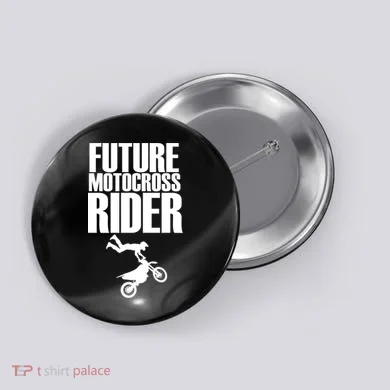 Future Motocross Rider Button
