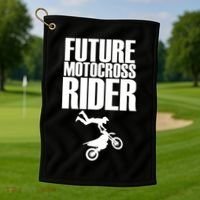 Future Motocross Rider Golf Towel thumb 1