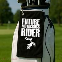Future Motocross Rider Golf Towel thumb 2