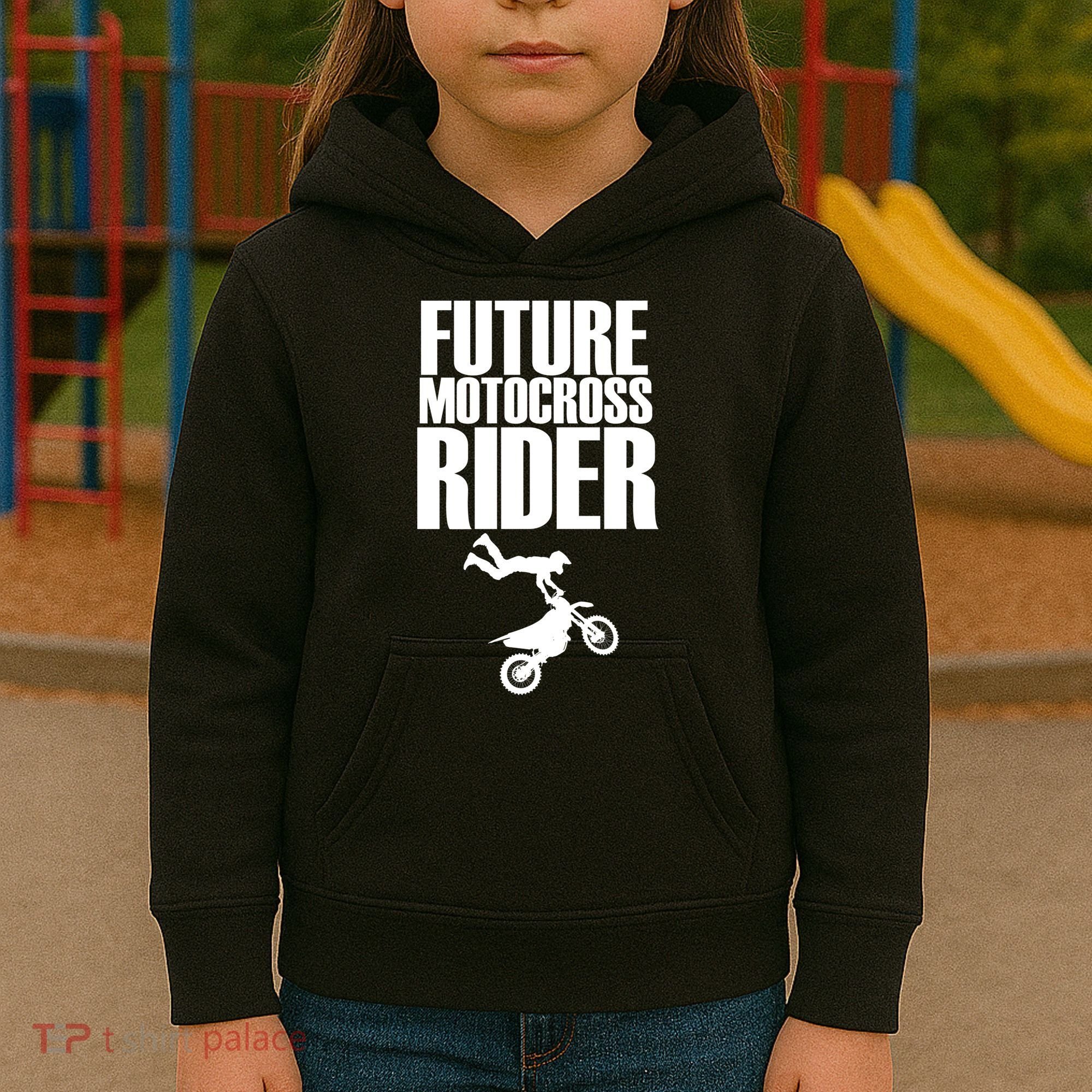Future Motocross Rider Kids Hoodie