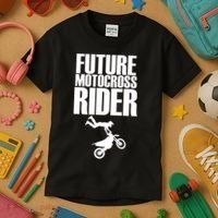 Future Motocross Rider Kids T-Shirt thumb 3