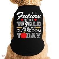 Future Of The World Is In My Classroom Doggie Tank thumb 0