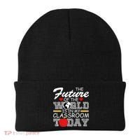 Future Of The World Is In My Classroom Beanie thumb 0
