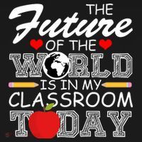 Future Of The World Is In My Classroom Ornament thumb 1