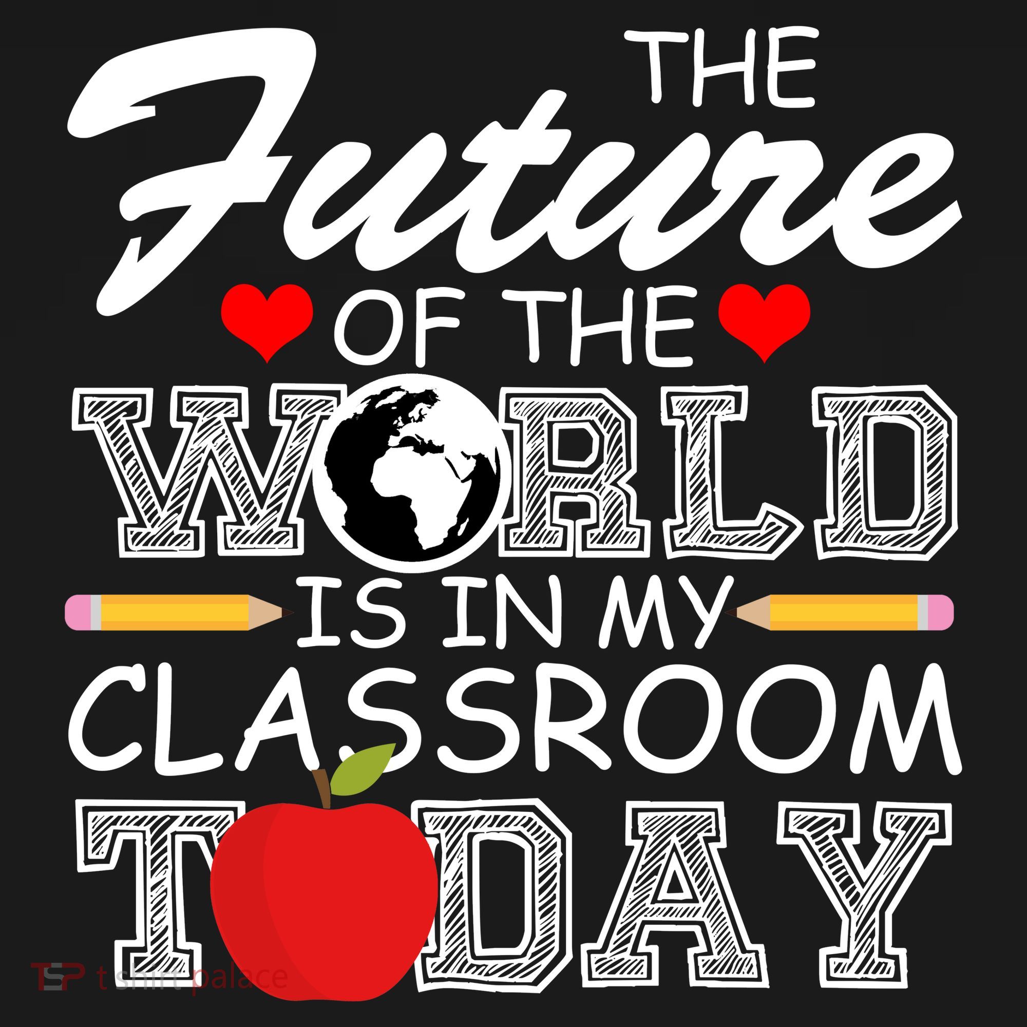Future Of The World Is In My Classroom Ornament