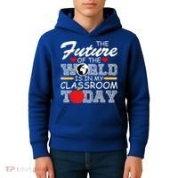 Future Of The World Is In My Classroom Kids Hoodie thumb 4