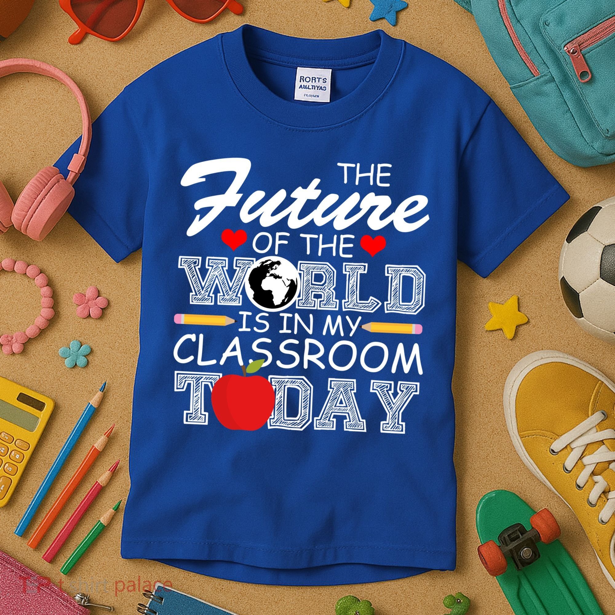 Future Of The World Is In My Classroom Kids T-Shirt
