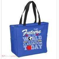 Future Of The World Is In My Classroom Tote Bag thumb 2