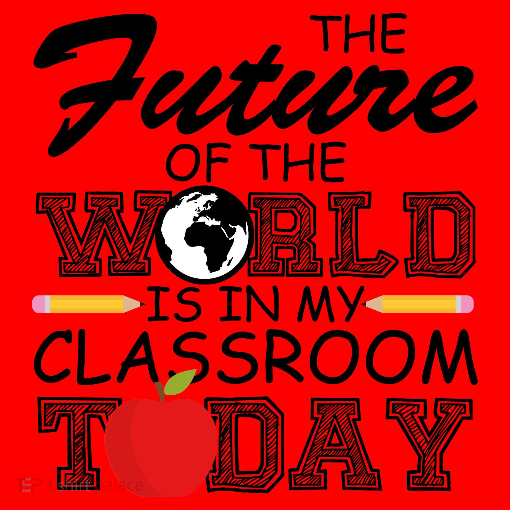 Future Of The World Is In My Classroom Santa Hat