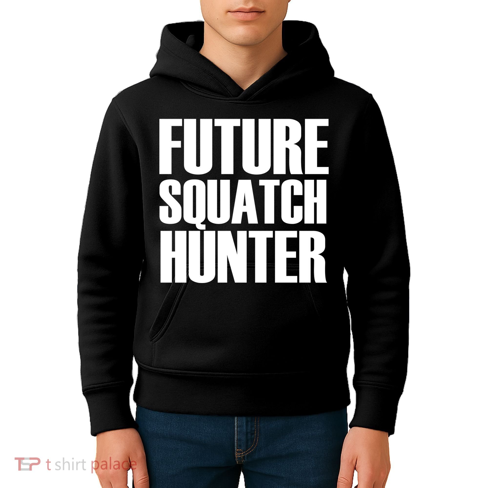 Future Squatch Hunter Kids Hoodie