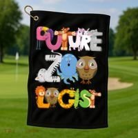 Future Zoologist Golf Towel thumb 1