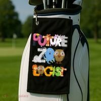 Future Zoologist Golf Towel thumb 2