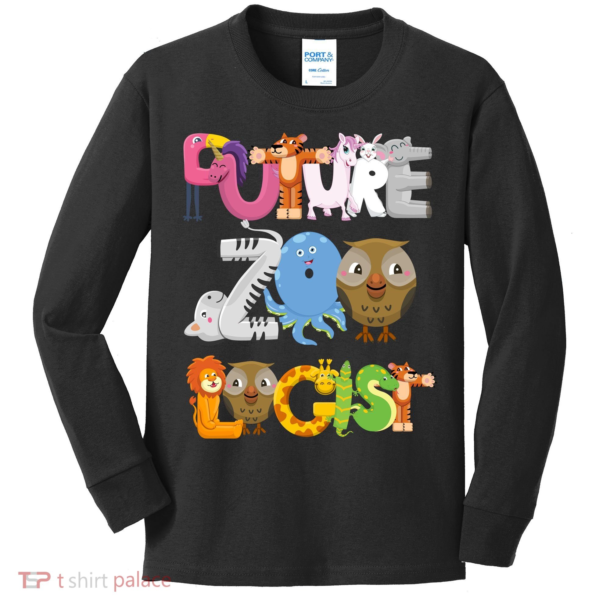 Future Zoologist Kids Long Sleeve Shirt