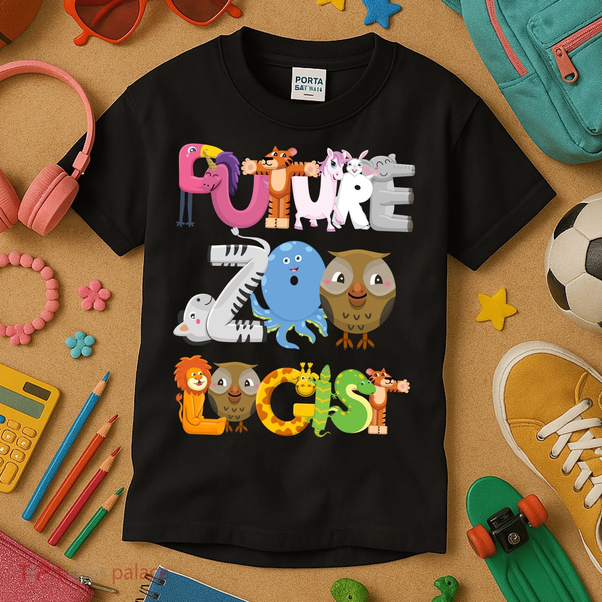 Future Zoologist Kids T-Shirt