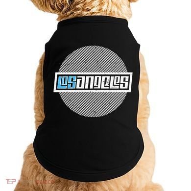 Futuristic Los Angeles Logo Doggie Tank