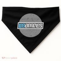 Futuristic Los Angeles Logo USA-Made Doggie Bandana thumb 0