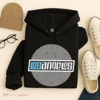 Futuristic Los Angeles Logo Hoodie thumb 4