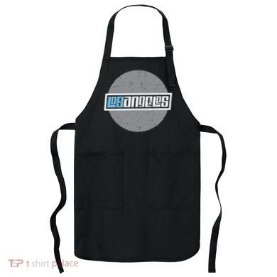 Futuristic Los Angeles Logo Apron