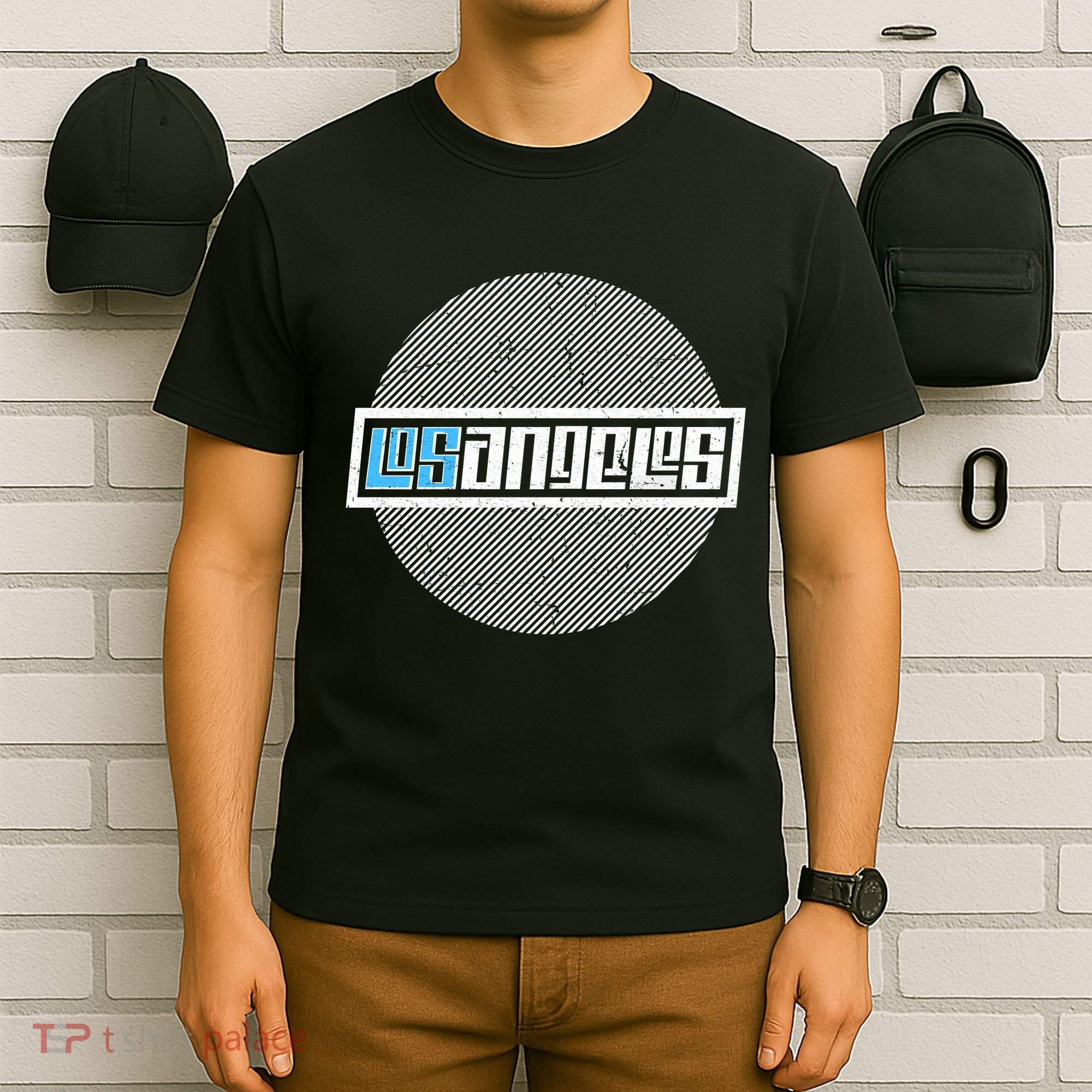 Futuristic Los Angeles Logo T-Shirt