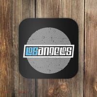 Futuristic Los Angeles Logo Coaster thumb 0