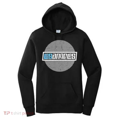 Futuristic Los Angeles Logo Women's Hoodie
