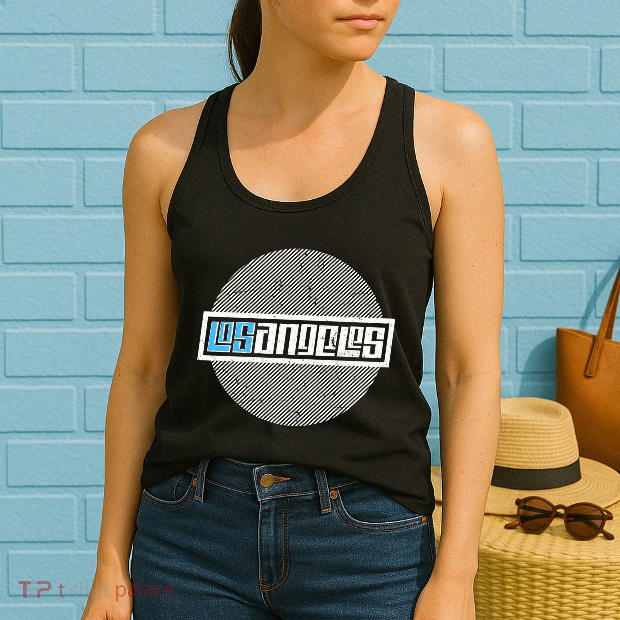 Futuristic Los Angeles Logo Women's Tank Top