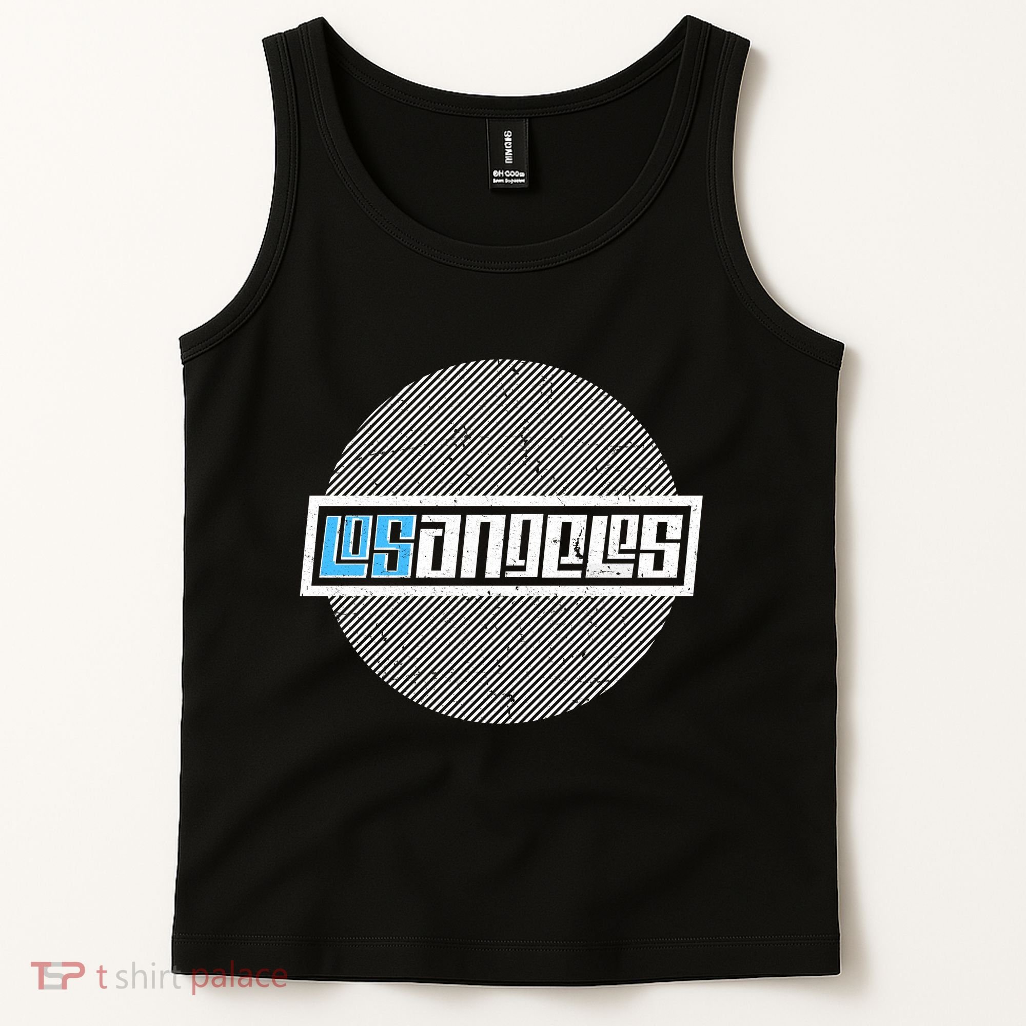 Futuristic Los Angeles Logo Tank Top