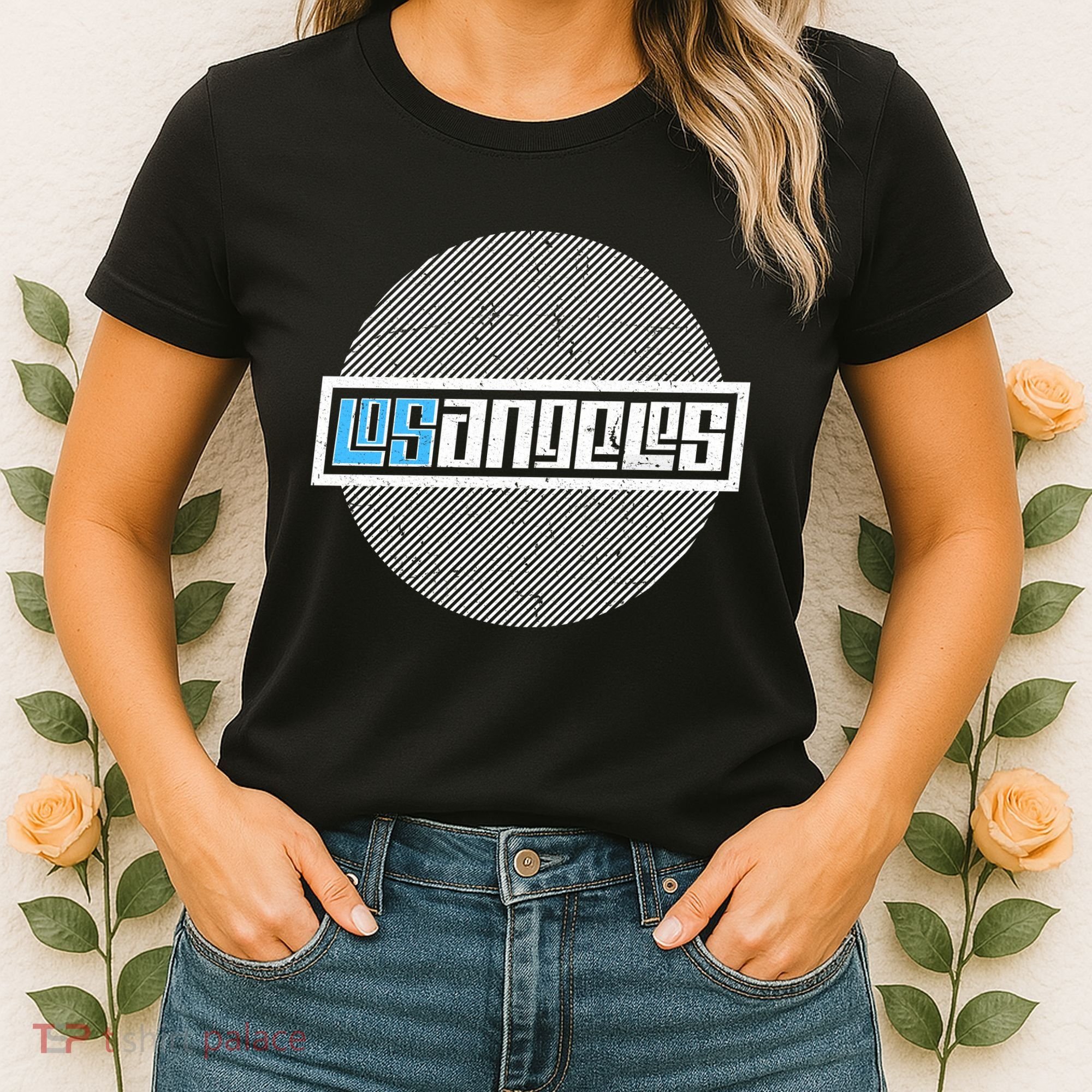 Futuristic Los Angeles Logo Women's T-Shirt