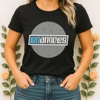 Futuristic Los Angeles Logo Women's T-Shirt thumb 2