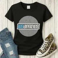 Futuristic Los Angeles Logo Women's T-Shirt thumb 3