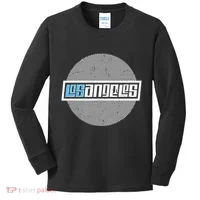 Futuristic Los Angeles Logo Kids Long Sleeve Shirt thumb 0