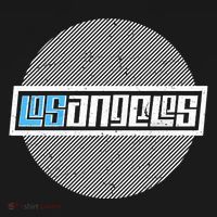 Futuristic Los Angeles Logo Kids Long Sleeve Shirt thumb 2