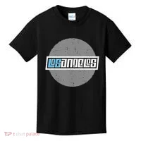 Futuristic Los Angeles Logo Kids T-Shirt thumb 0
