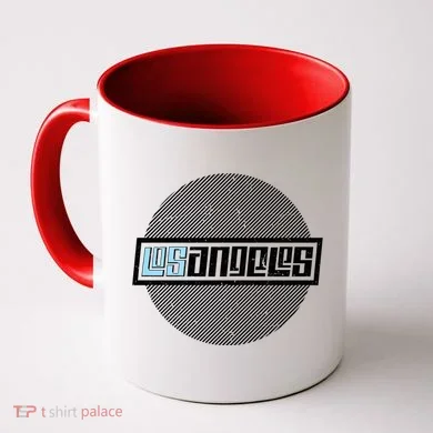 Futuristic Los Angeles Logo Coffee Mug