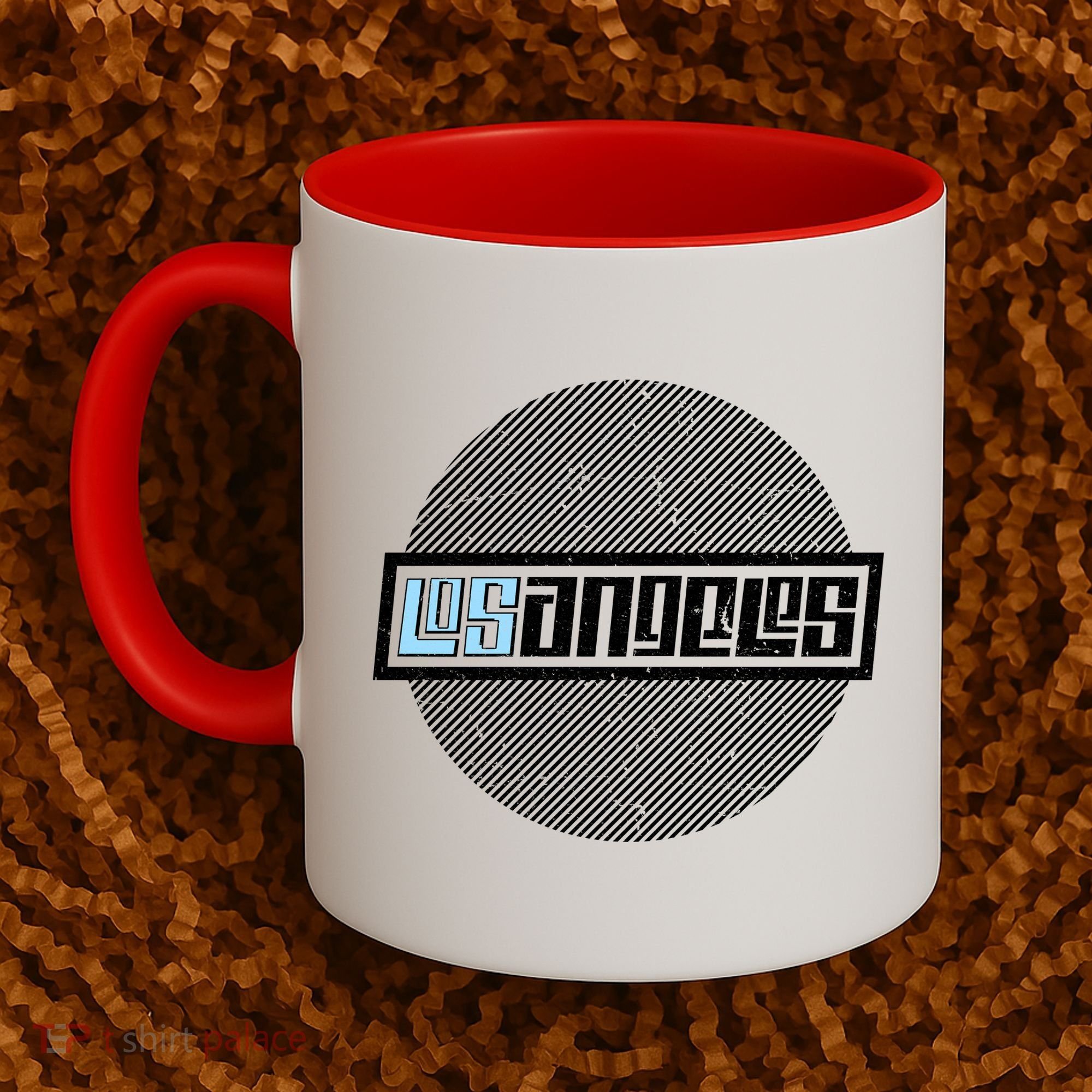 Futuristic Los Angeles Logo Coffee Mug