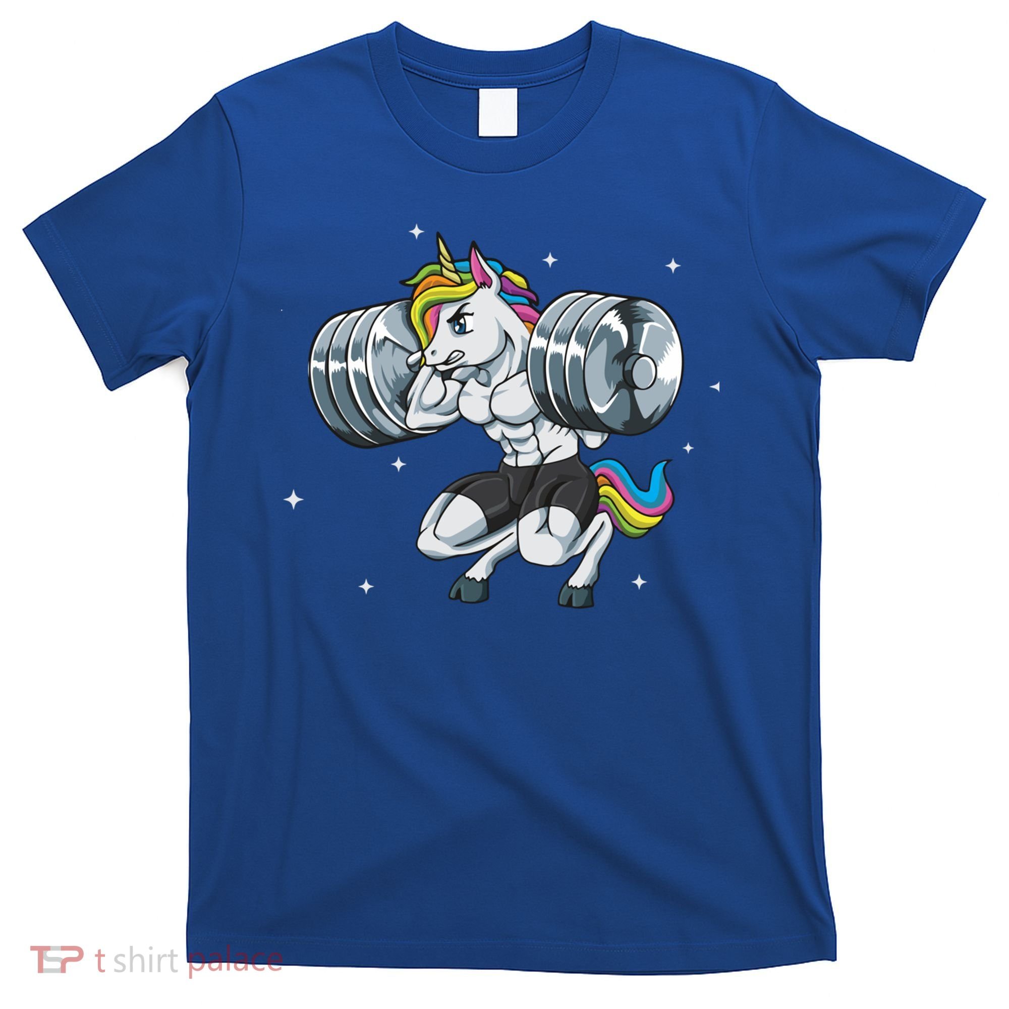 Funny Unicorn Weightlifting Deadlift Fitness Gym Squat Gift T-Shirt