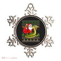 Funny Ugly Xmas Santa Riding Snake Christmas Gift Ornament thumb 0