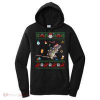 Funny Ugly Xmas Sweater Animals Lights Christmas Rat Funny Gift Women's Hoodie thumb 0