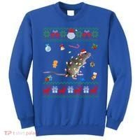 Funny Ugly Xmas Sweater Animals Lights Christmas Rat Funny Gift Sweatshirt thumb 0