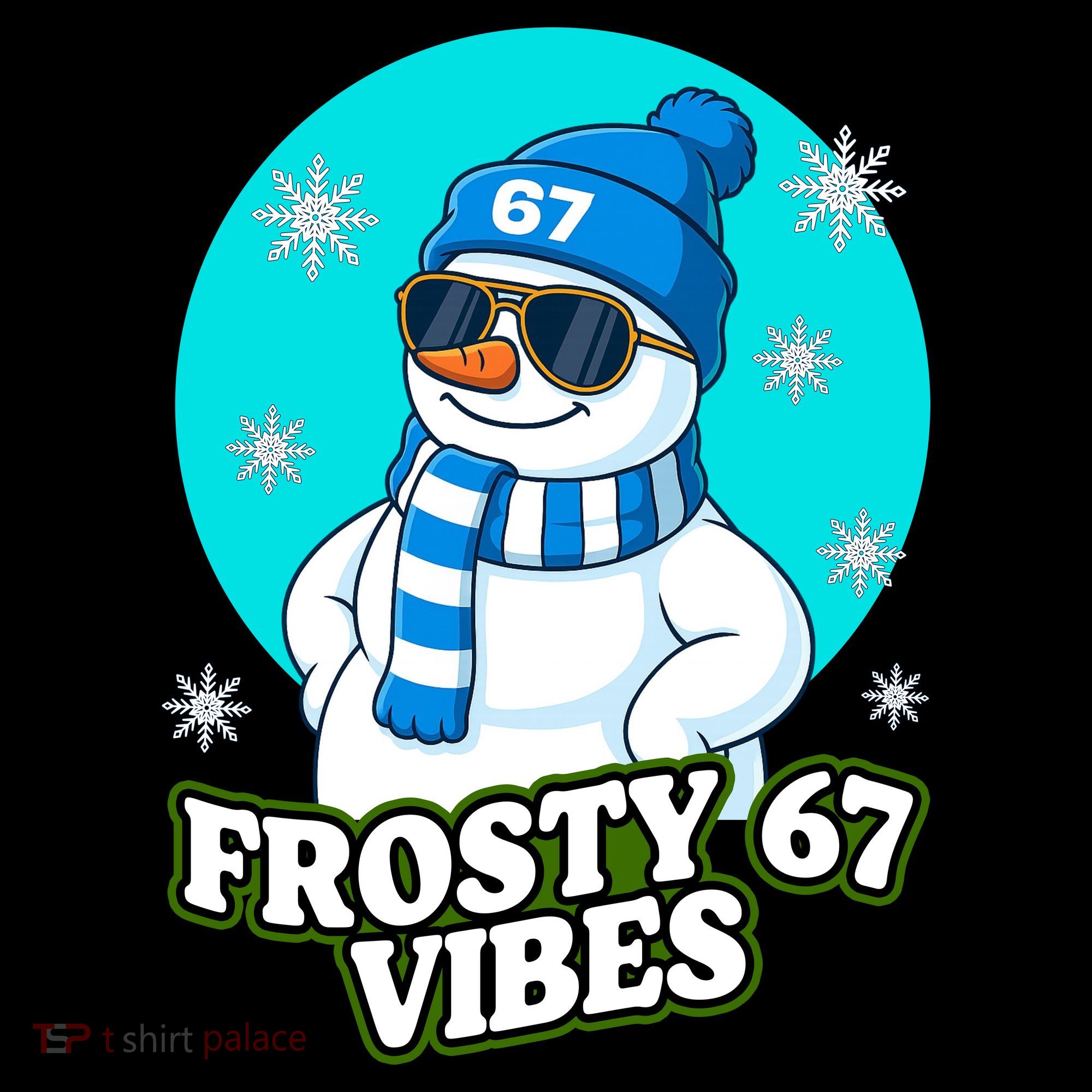 Frosty Vibes 67 Snowman Six Seven Meme Funny Coffee Mug