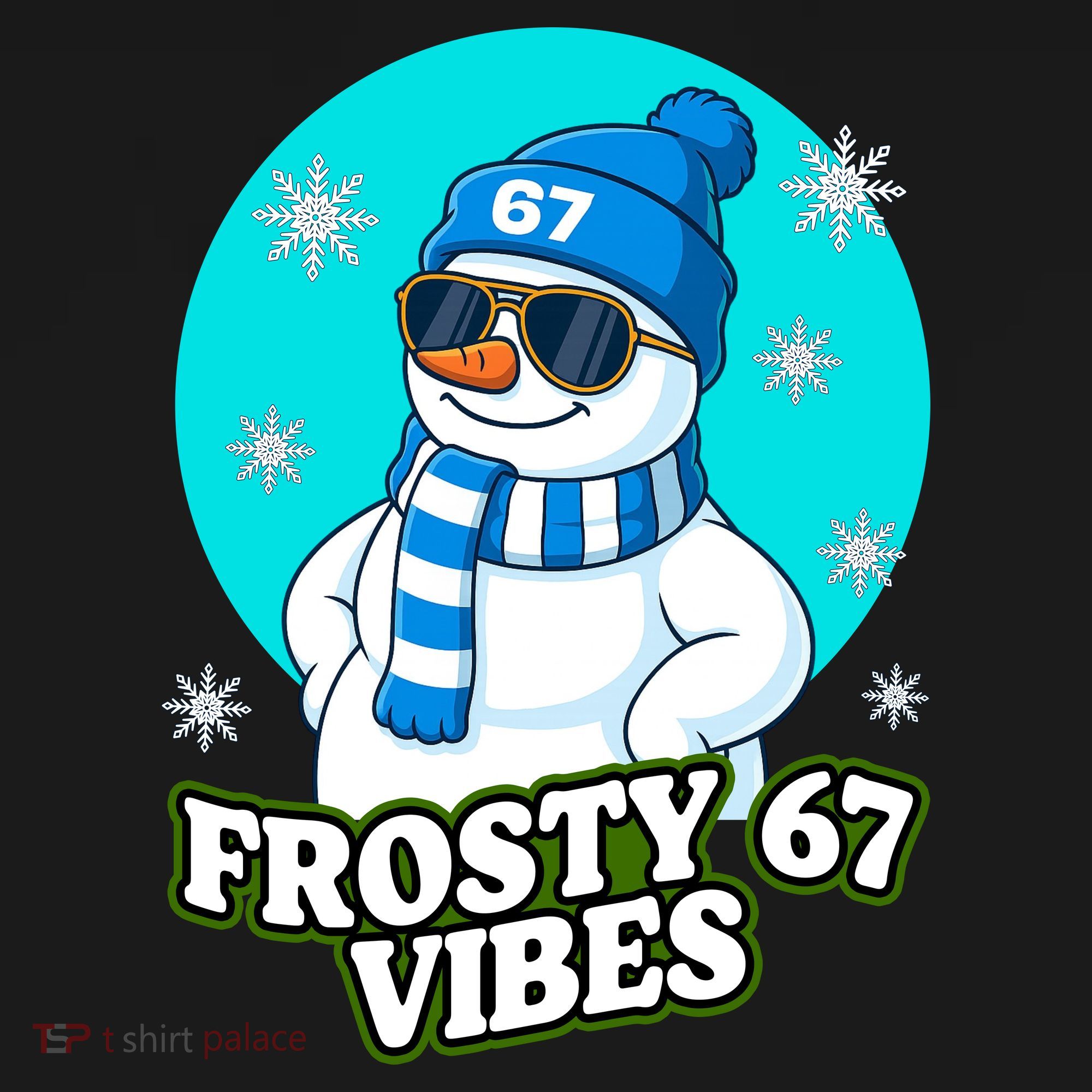 Frosty Vibes 67 Snowman Six Seven Meme Funny Women's Hoodie