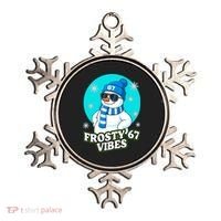 Frosty Vibes 67 Snowman Six Seven Meme Funny Ornament thumb 0