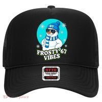 Frosty Vibes 67 Snowman Six Seven Meme Funny Hat thumb 0